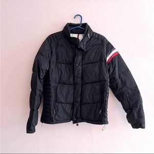 Moncler Piumino Nuovo jacket size 4 black lightweight down puffer coat unisex